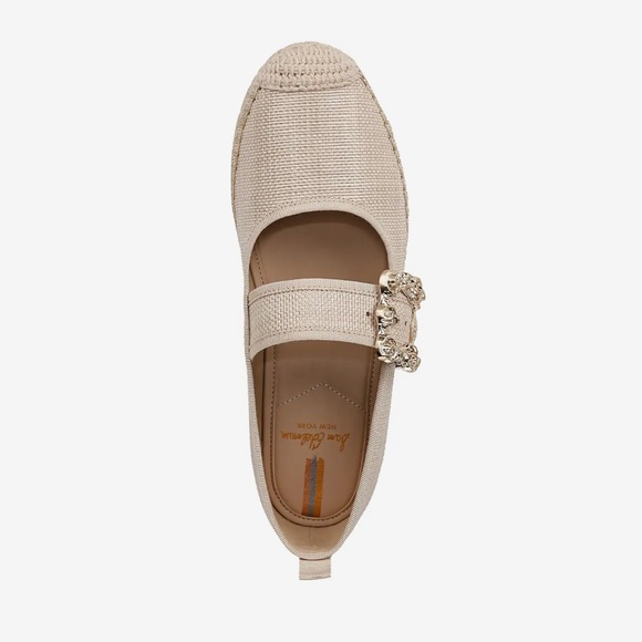SAM EDELMAN Maddy Espadrille Mary Jane in Light Natural size 7.5 - Picture 2 of 12